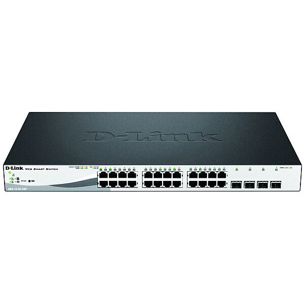 D-Link 28-Port PoE Gigabit Switch Layer 2 managed DGS-1210-28P/E